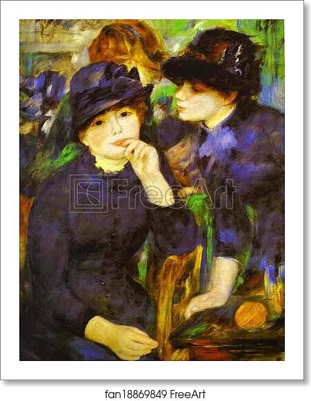 Free art print of Two Girls in Black by Pierre-Auguste Renoir Free art print of Two Girls in Black by Pierre-Auguste Renoir