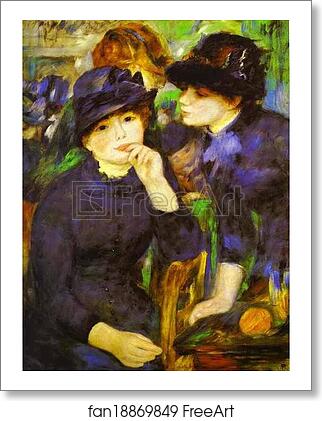 Free art print of Two Girls in Black by Pierre-Auguste Renoir