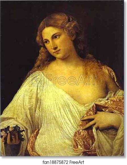 Free art print of Flora by Titian