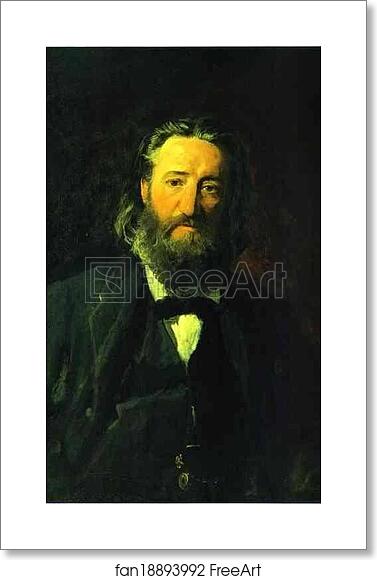 Free art print of Portrait of Joseph Daumangé by Nikolay Gay