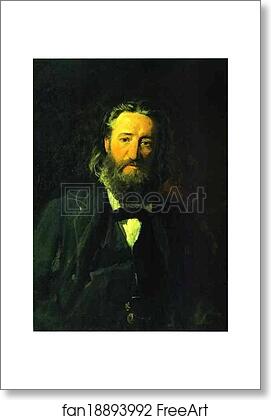Free art print of Portrait of Joseph Daumangé by Nikolay Gay Free art print of Portrait of Joseph Daumangé by Nikolay Gay