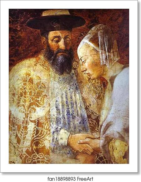 Free art print of Legend of the True Cross: the Queen of Sheba Meeting with Solomon. Detail by Piero Della Francesca Free art print of Legend of the True Cross: the Queen of Sheba Meeting with Solomon. Detail by Piero Della Francesca