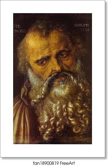 Free art print of Apostle Philip by Albrecht Dürer