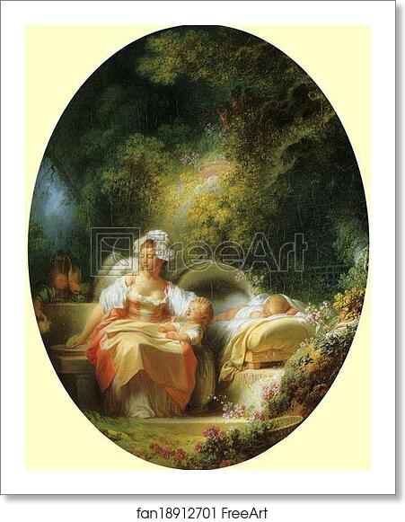 Free art print of The Good Mother by Jean-Honoré Fragonard Free art print of The Good Mother by Jean-Honoré Fragonard
