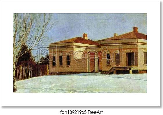 Free art print of Outbuilding in the Estate of Ostrovky by Grigoriy Soroka Free art print of Outbuilding in the Estate of Ostrovky by Grigoriy Soroka