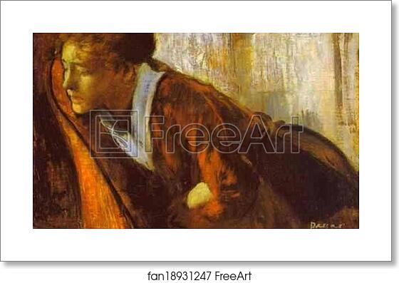 Free art print of Melancholy by Edgar Degas Free art print of Melancholy by Edgar Degas