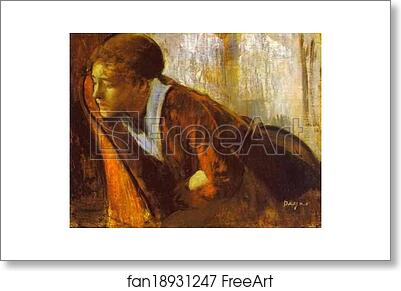 Free art print of Melancholy by Edgar Degas