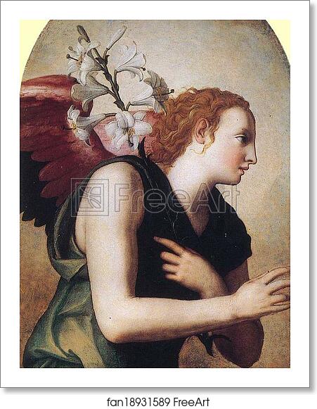 Free art print of Annunciation (left panel). Detail by Agnolo Bronzino Free art print of Annunciation (left panel). Detail by Agnolo Bronzino