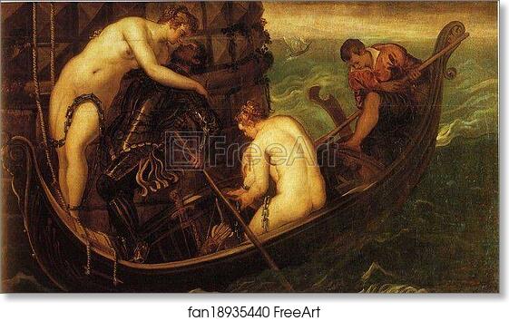 Free art print of The Rescue of Arsinoe by Jacopo Robusti, Called Tintoretto