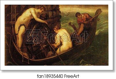Free art print of The Rescue of Arsinoe by Jacopo Robusti, Called Tintoretto