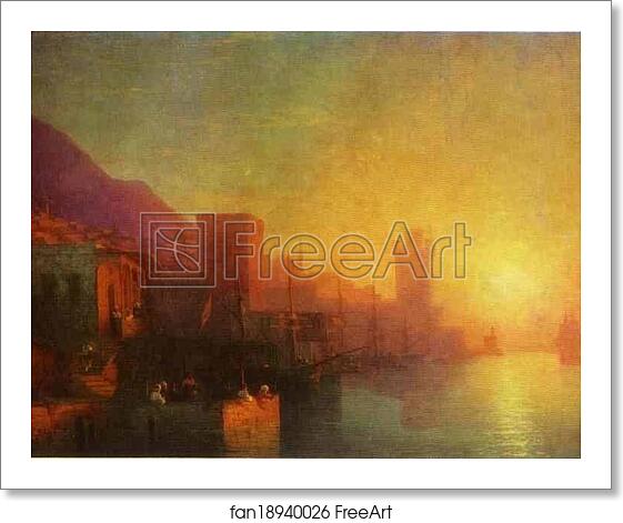 Free art print of On the Island of Rhodes by Ivan Aivazovsky Free art print of On the Island of Rhodes by Ivan Aivazovsky
