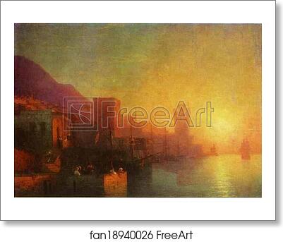 Free art print of On the Island of Rhodes by Ivan Aivazovsky