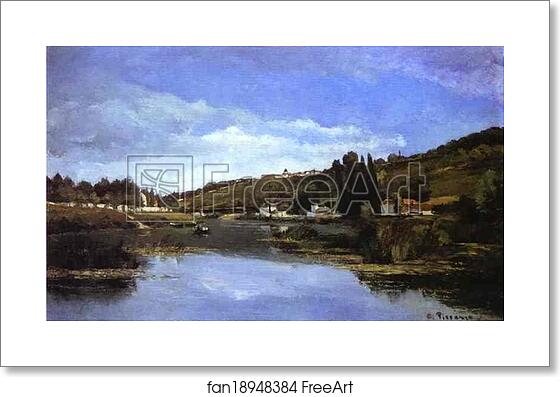 Free art print of Chennevieres au bord de la Marne by Camille Pissarro Free art print of Chennevieres au bord de la Marne by Camille Pissarro