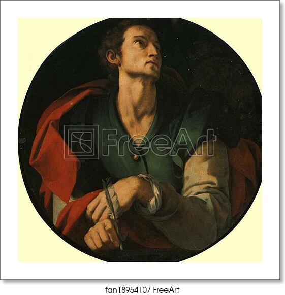 Free art print of St. Luke the Evangelist by Jacopo Carrucci, Known As Pontormo