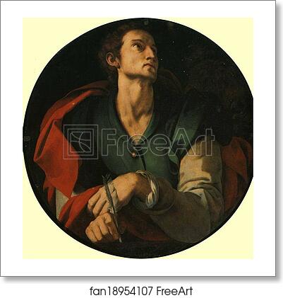 Free art print of St. Luke the Evangelist by Jacopo Carrucci, Known As Pontormo