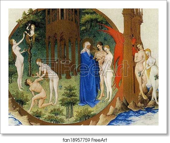 Free art print of Les tr�s riches heures du Duc de Berry. The Expulsion from Paradise. Detail by Limbourg Brothers Free art print of Les tr�s riches heures du Duc de Berry. The Expulsion from Paradise. Detail by Limbourg Brothers