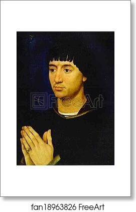 Free art print of Portrait of Jean de Gros by Rogier Van Der Weyden Free art print of Portrait of Jean de Gros by Rogier Van Der Weyden
