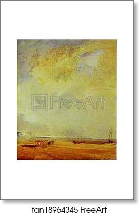 Free art print of View of the Coast of Normandy by Richard Parkes Bonington Free art print of View of the Coast of Normandy by Richard Parkes Bonington