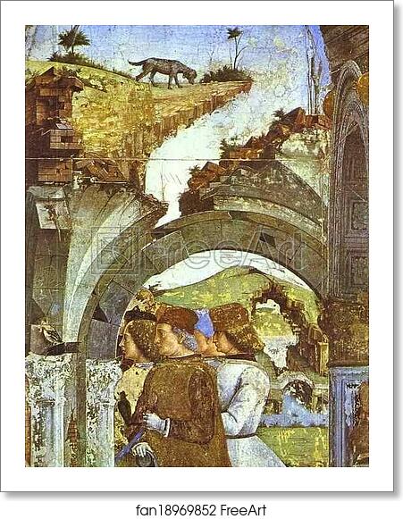 Free art print of Detail from "March" from the Cycle of the Months by Francesco Del Cossa Free art print of Detail from "March" from the Cycle of the Months by Francesco Del Cossa