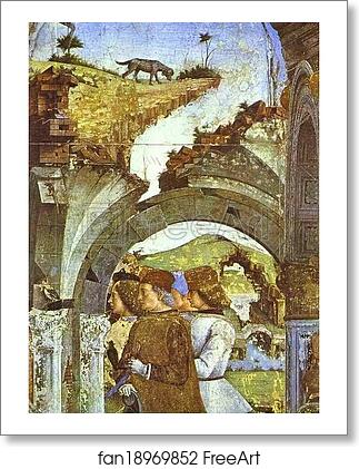 Free art print of Detail from "March" from the Cycle of the Months by Francesco Del Cossa