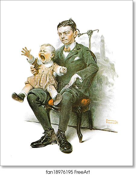 Free art print of Watch the Bird by Norman Rockwell Free art print of Watch the Bird by Norman Rockwell