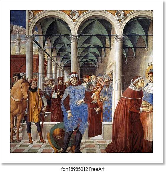 Free art print of Arrival of St. Augustine in Milan by Benozzo Gozzoli Free art print of Arrival of St. Augustine in Milan by Benozzo Gozzoli