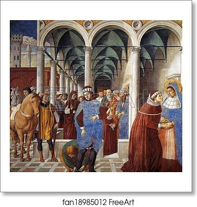Free art print of Arrival of St. Augustine in Milan by Benozzo Gozzoli Free art print of Arrival of St. Augustine in Milan by Benozzo Gozzoli