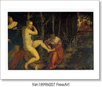 Free art print of Suzanna at Her Bath by Jacopo Robusti, Called Tintoretto