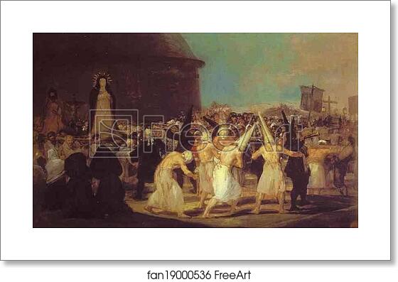Free art print of A Procession of Flagellants by Francisco De Goya Y Lucientes Free art print of A Procession of Flagellants by Francisco De Goya Y Lucientes