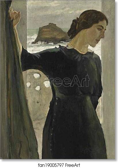 Free art print of Portrait of Maria Zetlin by Valentin Serov