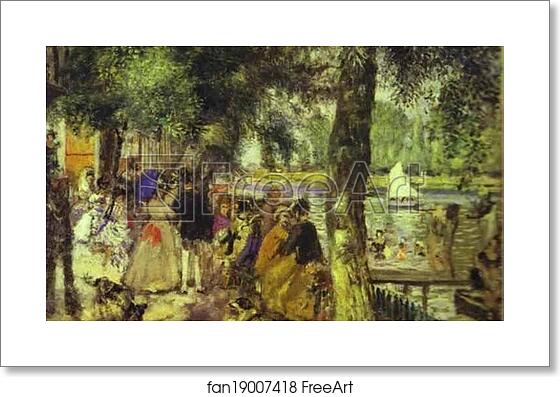Free art print of La Grenouillère by Pierre-Auguste Renoir Free art print of La Grenouillère by Pierre-Auguste Renoir
