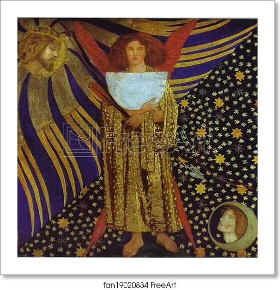 Free art print of Dantis Amor by Dante Gabriel Rossetti Free art print of Dantis Amor by Dante Gabriel Rossetti