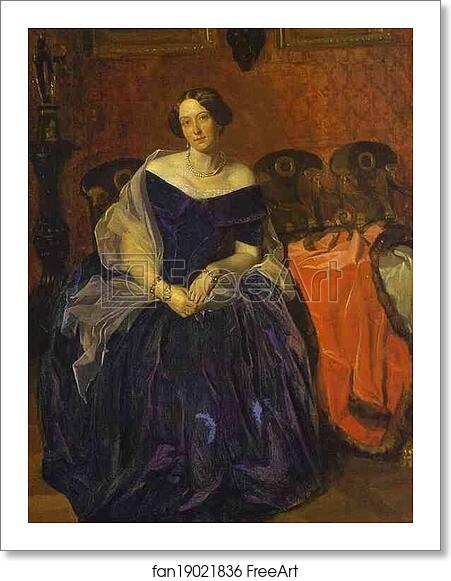 Free art print of Portrait of A. P. Zhdanovich by Pavel Fedotov Free art print of Portrait of A. P. Zhdanovich by Pavel Fedotov