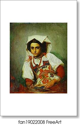 Free art print of Portrait of an Italian Girl by Pavel Tchistyakov