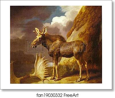 Free art print of The Moose by George Stubbs