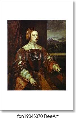 Free art print of Portrait of Isabella of Portugal by Titian Free art print of Portrait of Isabella of Portugal by Titian