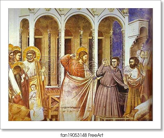 Free art print of Christ Purging the Temple by Giotto Free art print of Christ Purging the Temple by Giotto