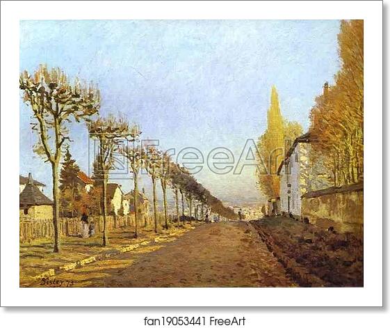 Free art print of Chemin de la Machine, Louveciennes by Alfred Sisley Free art print of Chemin de la Machine, Louveciennes by Alfred Sisley