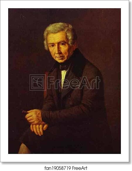 Free art print of Portrait of Alexey Venetsianov by Grigoriy Soroka Free art print of Portrait of Alexey Venetsianov by Grigoriy Soroka