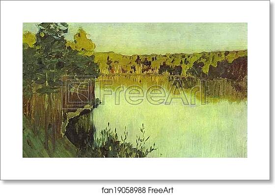 Free art print of Sunset over a Forest Lake by Isaac Levitan Free art print of Sunset over a Forest Lake by Isaac Levitan