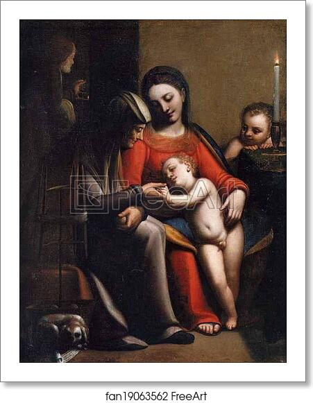 Free art print of Holy Family with Saints Anne and John by Sofonisba Anguissola Free art print of Holy Family with Saints Anne and John by Sofonisba Anguissola