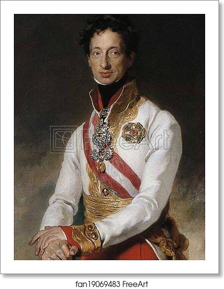 Free art print of Archduke Charles of Austria. Detail by Sir Thomas Lawrence Free art print of Archduke Charles of Austria. Detail by Sir Thomas Lawrence