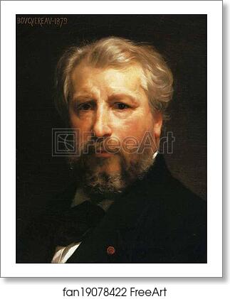 Free art print of Self-Portrait by William-Adolphe Bouguereau