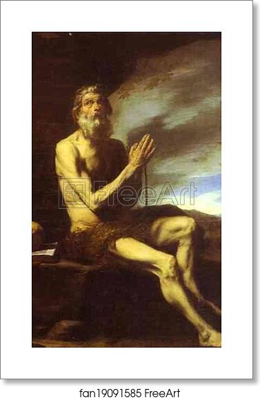 Free art print of St. Paul the Hermit by Jusepe De Ribera