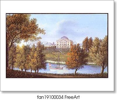 Free art print of Palace in Pavlovsk near St. Petersburg by Wilhelm Barth