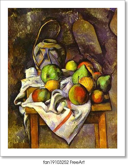 Free art print of Straw Vase by Paul Cézanne Free art print of Straw Vase by Paul Cézanne
