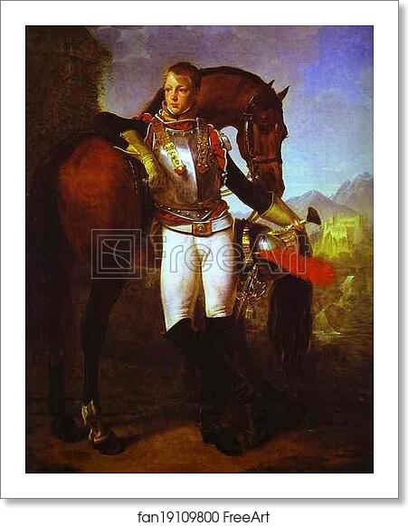 Free art print of Lieutenant Charles Legrand by Baron Antoine-Jean Gros