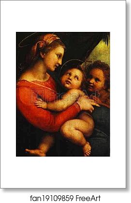 Free art print of Madonna della Tenda by Raphael