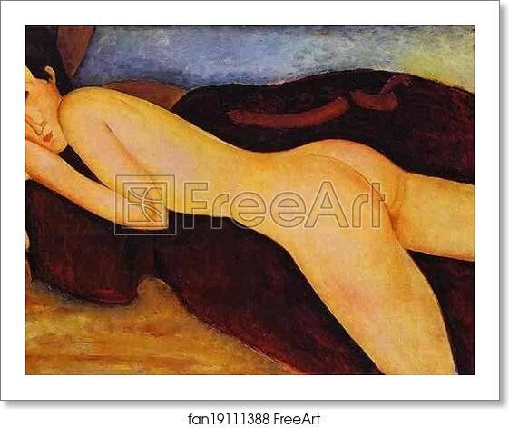 Free art print of Nu couche de dos by Amedeo Modigliani Free art print of Nu couche de dos by Amedeo Modigliani