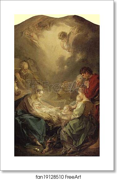 Free art print of The Nativity by François Boucher Free art print of The Nativity by François Boucher
